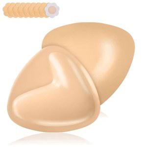 트립스키 양면 끈적끈적한 브라 삽입물 - 보이지 않는 트 접착 패드 삼각형 푸시업 유방