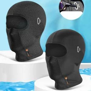 [콩심팥심]라이딩 바이크 안경홀 메쉬 전면 마스크 URK-319