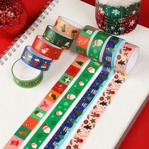 테이프  다꾸 세트 마스킹 포장 트리 마테 크리스마스 산타   종이 성탄절 귀여운 문구