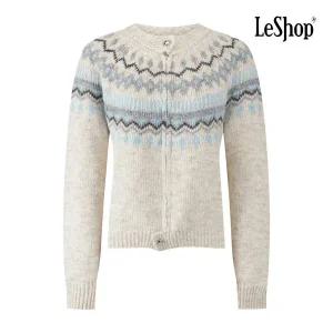 [르샵] 기하학 짜임 버튼 집업 니트 가디건 (BPAKC020A)