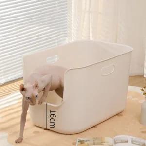 강아지 애완동물 고양이 화장실대용량 화장실버킷 조절 높이 대형 후드형화장실 변기