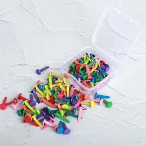 Jpar 종이고정 인형관절 할핀 컬러 100P 할핀 활핀 관절핀 하루핀 Y핀