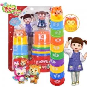 오즈토이 콩순이 노래하는 에듀 컵쌓기 ks-1303 블럭 블록 스태킹 스택스 인형유아장난감 용완구 감각 발달