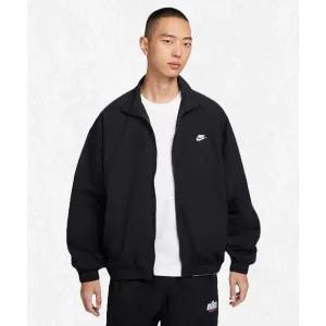 [나이키] NIKE 클럽 오버사이즈 우븐 트랙 재킷 M - 블랙 화이트 HQ6110-010 2500955