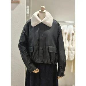 [러브앤쇼](타임스퀘어점패션관)배색 퍼 무스탕 (GCFLGJP02)