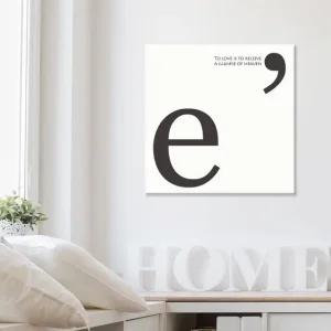 ( 출고옵션 - 35X35cm ) 포인트 캔버스 액자 모던 타 (WF167CE)