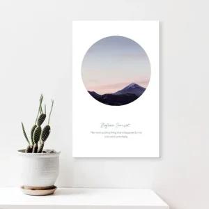 ( 출고옵션 - 35X55cm ) 감성 캔버스액자 비포선셋 (WF16834)