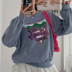 [하프클럽/] 마운틴롱슬리브맨투맨 POV563M511 빅사이즈