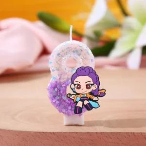 케이팝 데몬헌터스 생일파티 생일 케이크 초 캐릭터 파티 장식 어린이 파티룸 케데헌 이벤트