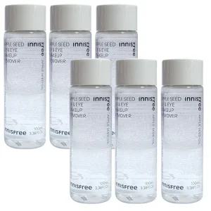 이니스프리 애플 씨드 립앤아이 리무버 100ml 6개/메이크업리무버