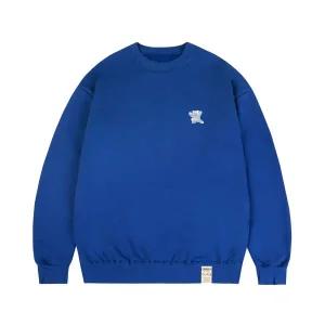 그레이버맨투맨 공용 오버핏 봄 가을 긴팔 스웨트 티셔츠 블루 RB234