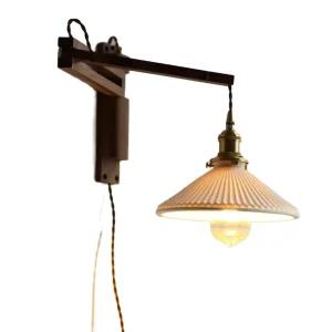 북유럽 빈티지 관절 벽조명 우드 월램프 벽조명