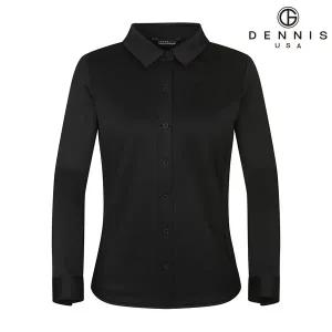 [데니스골프][DENNIS] 25FW신상 여성 웜 플리스 기모 카라티_FAQFLTS651