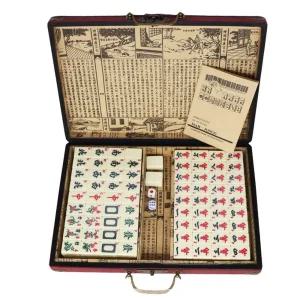 일본 마작 세트 마작패 중국 휴대용 리치 게임 보드