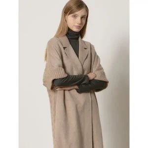 [쉬즈미스]캐시미어 니트 블록 코트 택가격 568000원 _P409881117