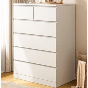 광폭 대형 서랍장 1200 흰색 책상 캐비닛 수납정리함 접착 북유럽 5단원목서랍장