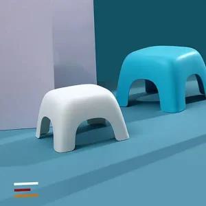 원형 의자 공간활용 사각 스툴 미니 의자 안전 인체공학 플라스틱 공간의자 인테리어 세련된 목욕탕