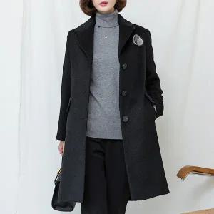 [데드라](88size)[THE BLACK] 몬츠알파카코트 OUZ5103_DO