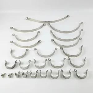 스텐 양새들 M75 나사볼트 포함 U자 새들 클램프 클립 파이프 배관 호스 전선 고정