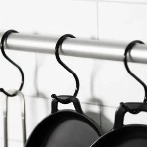 하루몰 S자형 고리 행거 블랙 주방걸이 스텐S고리 컵걸이