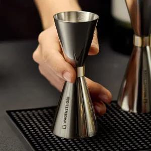 [굿라이프미]스텐 골드링 칵테일 계량컵 30/45 계량잔 양주 카페 눈금계량컵