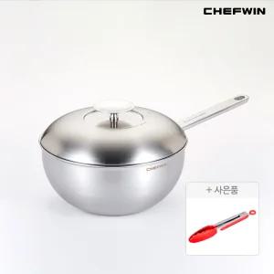 쉐프윈 데일리쿠킹 316 24cm 멀티웍+실리콘 집게