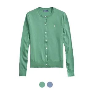 폴로  피마 코튼 가디건