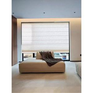 린넨 로마 커튼 거즈 신방광 불투명한 거실 발코니 전동 블라인드 롤스크린