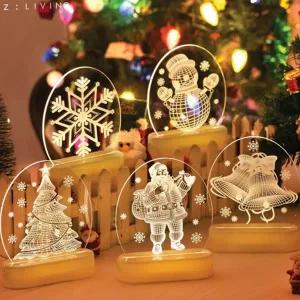 소품 크리스마스 조명 인테리어 무드등 탁상용 크리스마스 led 등 감성 트리 산타 오브제 데코 장식 용품