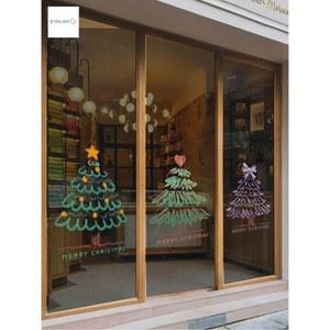 정전기 트리 창문 스티커 일반 SD182 초대형 장식 유리 SD604 카페 특대형 매장