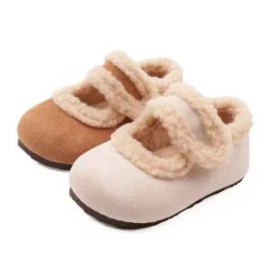 풋풋 몽글몽글라떼슈 아동 털단화 털구두 털슬립온