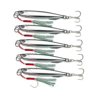 크롬메탈지그 어시스트훅 쇼어 지깅 삼치 농어 낚시 10g 20g 30g 40g