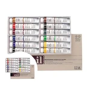 유화 물감 12색 20ml 아크릴 유화물감 화가용 색상