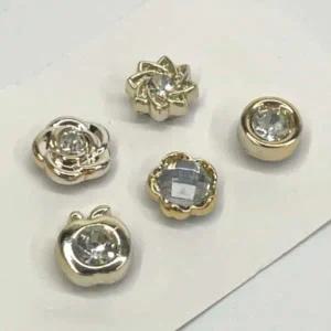 [골드스마일]큐빅 자석 브로치 핀 이쁜단추 매너단추 멋진 장식단추