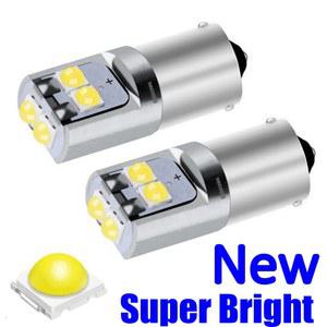 2PCS T11 233 H6W T4W BA9S BAX9S BAY9S LED 자동차 인테리어 독서 돔 램프 자동 꼬리 사이드 전구 주차 라이트 번호판