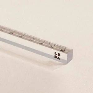 아크릴 자 30cm 제도용 스틱 사무실 필기 도구 핸디