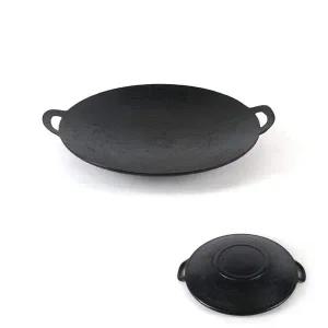 [골드스마일]업소용 무쇠 구이팬 그리들 36cm 곱창 솥뚜겅불판 전