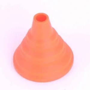 [골드스마일]제과 도구 실리콘 깔대기 페트병 전용 주방용품 오렌지색깔깔대기