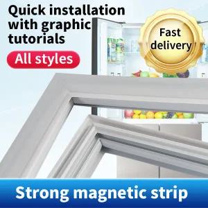 호환 맞춤형 가정용 냉장고 도어 도장 스트립 강력한 흡착 도어 갭 도장 패드 범용 개스킷 6m