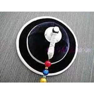 사물놀이 모자 풍물놀이 적색 머리 상모 복장 전통 레드 사극 의상 공연 마룬 소품 온코