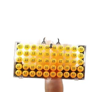 로또탁구공 주황색 벌크 당첨 추첨 추첨기 행사 대용량 복권