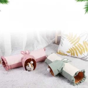 애완동물 소형 터널 햄스터 고슴도치 토끼 친칠라 은신처