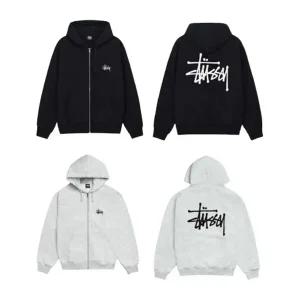 스투시 베이직 후드 집업