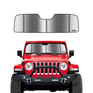 지프 랭글러 JL 2018 2025용 피게니우스 윈드실드 선쉐이드 글래디에이터 2020 2025 전면 유리창 쉐이드 메탈릭