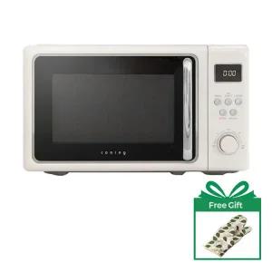 쿠잉 레트로 전자레인지 20LiV-CP 크림C고출력/자동요리/전자파 3중차단 사은품 증정