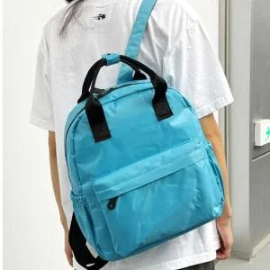 [룽스]손잡이 여행용가방 보조 여행 백팩 블루