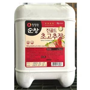 대상 쌀로만든 초고추장 진골드 10Kg/소스/대용량/초장/급식용/식당용/식당/업소용/업소/요리용/급식/양념