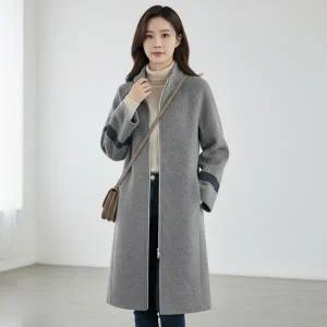 루라 캐시미어 니트 패딩 코트_RE4HC100