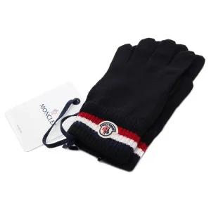 [몽클레르][몽클레어] 25FW 남성 삼선 밴드 울 장갑 (3A00010 A9575 999 25F)