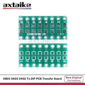 20PCS 0805 0603 0402 DIP PCB 전송 보드 핀 피치 커패시턴스 저항 어댑터 플레이트 변환